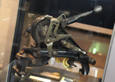 Museum Voswinckelshof - Schuhmacher - Rahmennähmaschine - fotografiert von Martin Büttner