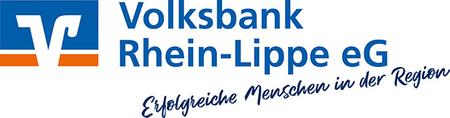 Logo Volksbank mit Claim linksbündig