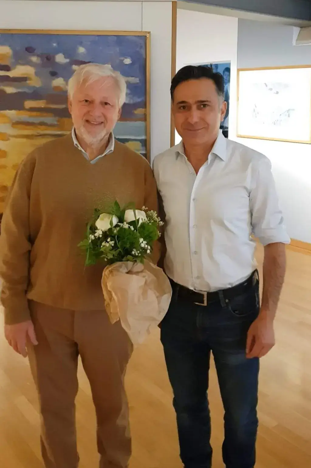 Verabschiedung des Leiters des Museums Dr. Peter Theißen 2022 - Stellvertretender Bürgermeister Eyüp Yildiz