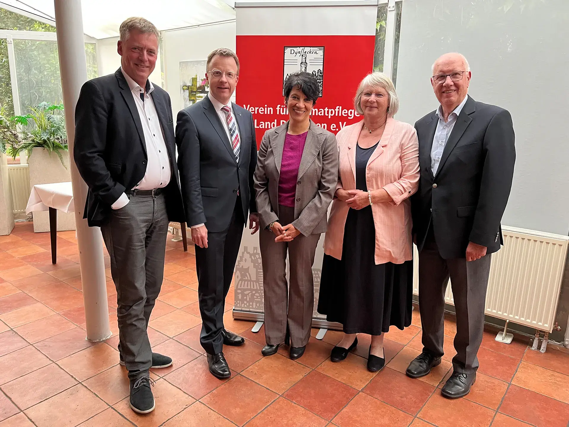 Förderverein als Gastgeber der Mitgliederversammlung des Vereins für Heimatpflege Land Dinslaken am 10 Mai 2023 im Gasthof Ortmann in Dinslaken