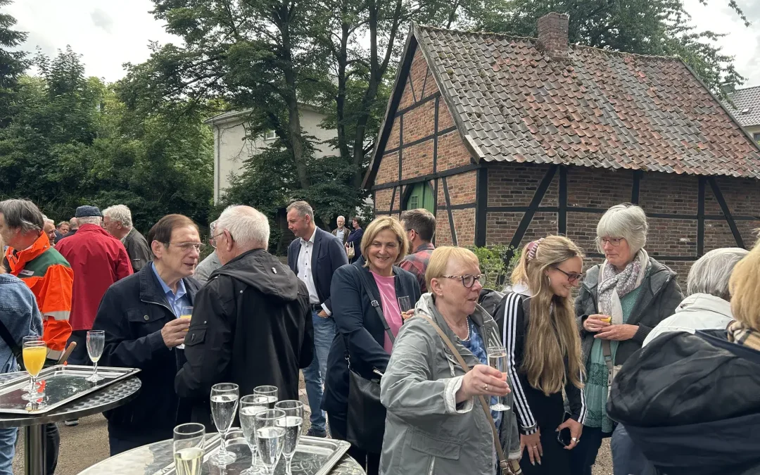 Feierliche EinweihungBollwerkskath und Museumsgarten am Voswinckelshof