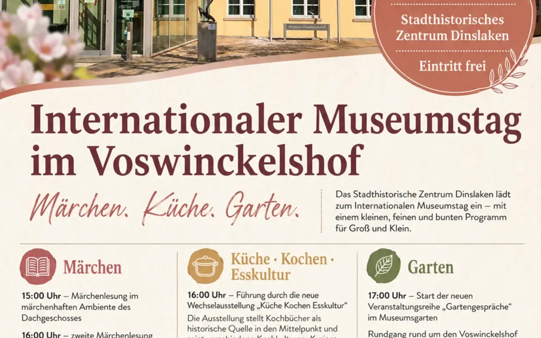 Internationaler Museumstag – Märchen. Küche. Garten.am 17.05.2026